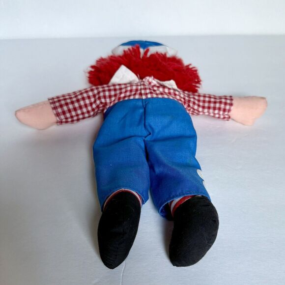 Set of 2 Playskool Vintage 80s Raggedy Ann Doll and Raggedy Andy Doll 12" *READ* - Picture 7 of 16